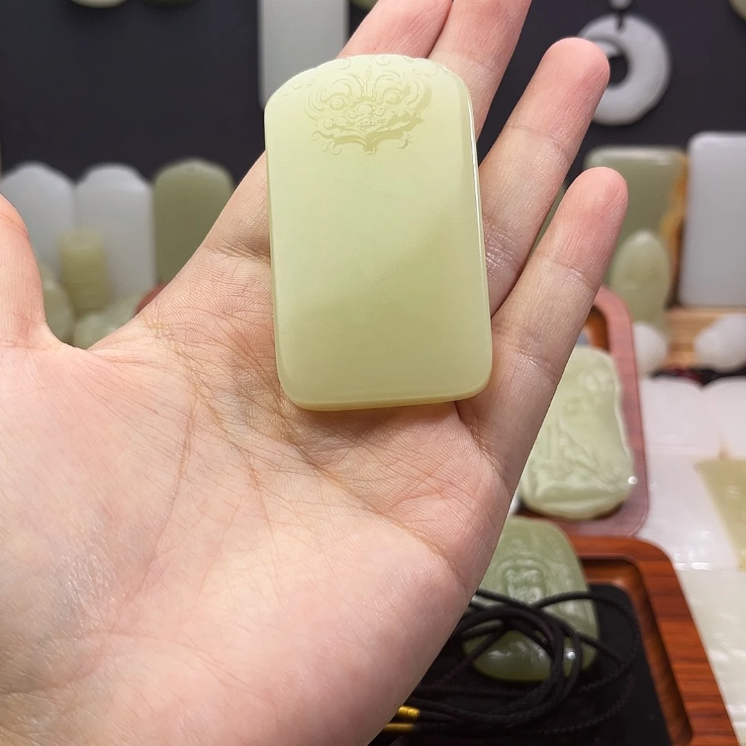 兽头平安无事牌一物一拍