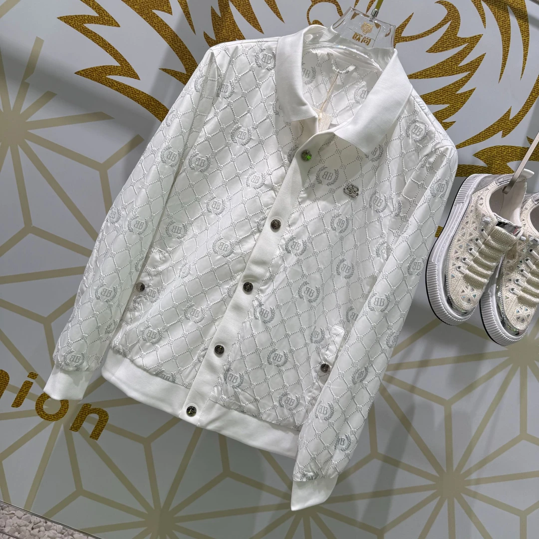 2025早秋简欧夹克男轻奢夹克男欧货夹克男高品质男装SR6632