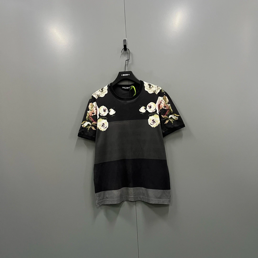 95新 maje jp818 608141 Dg 花卉印花短袖 52码