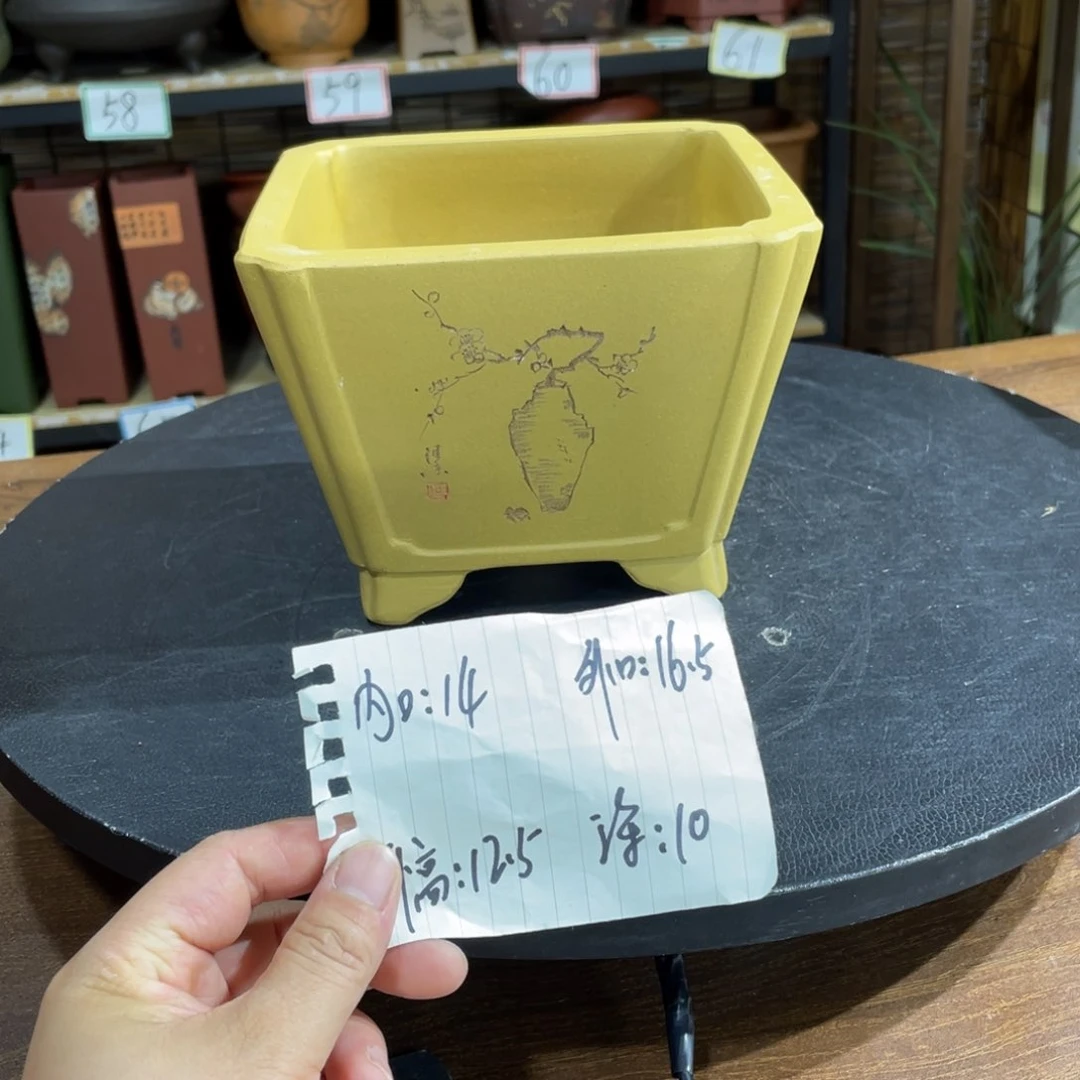 紫砂茶案紫砂花盆在这里