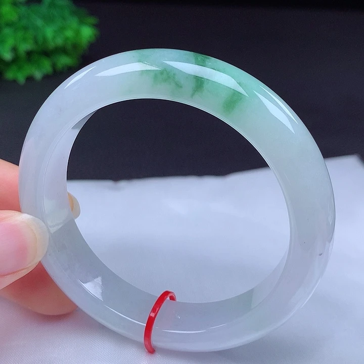 翡翠未镶嵌手镯58圈681106