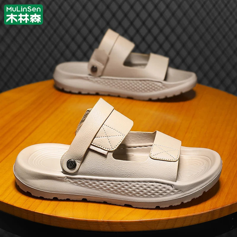 木林森男士沙滩鞋2025新款夏季外穿防滑凉拖耐磨运动休闲凉鞋男款