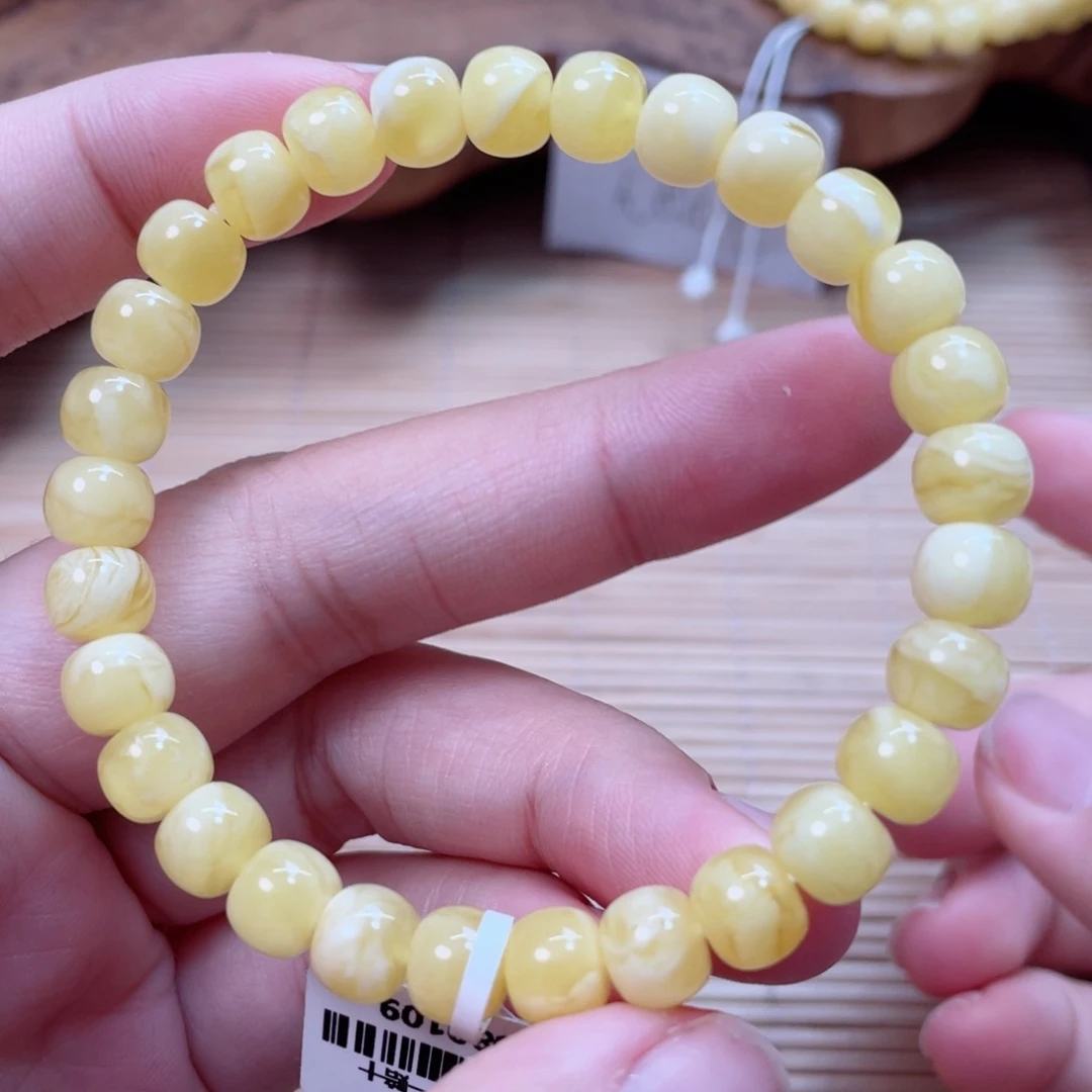 蜜蜡未镶嵌手串蜜蜡