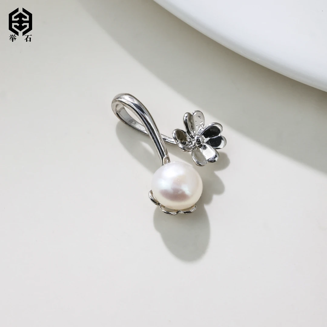 【举石精选】X0128-523-18珍珠吊坠（一件/多样性发/约5-6mm）K