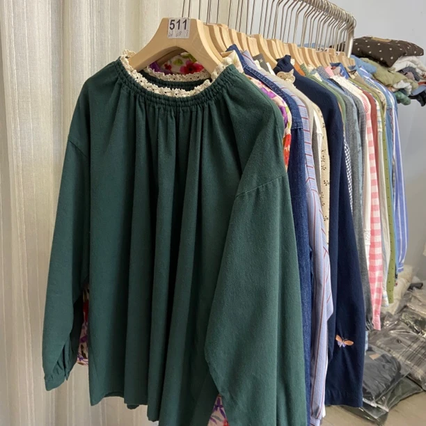 百搭绵嘛春新款长袖衬衫打底开衫衬衣。