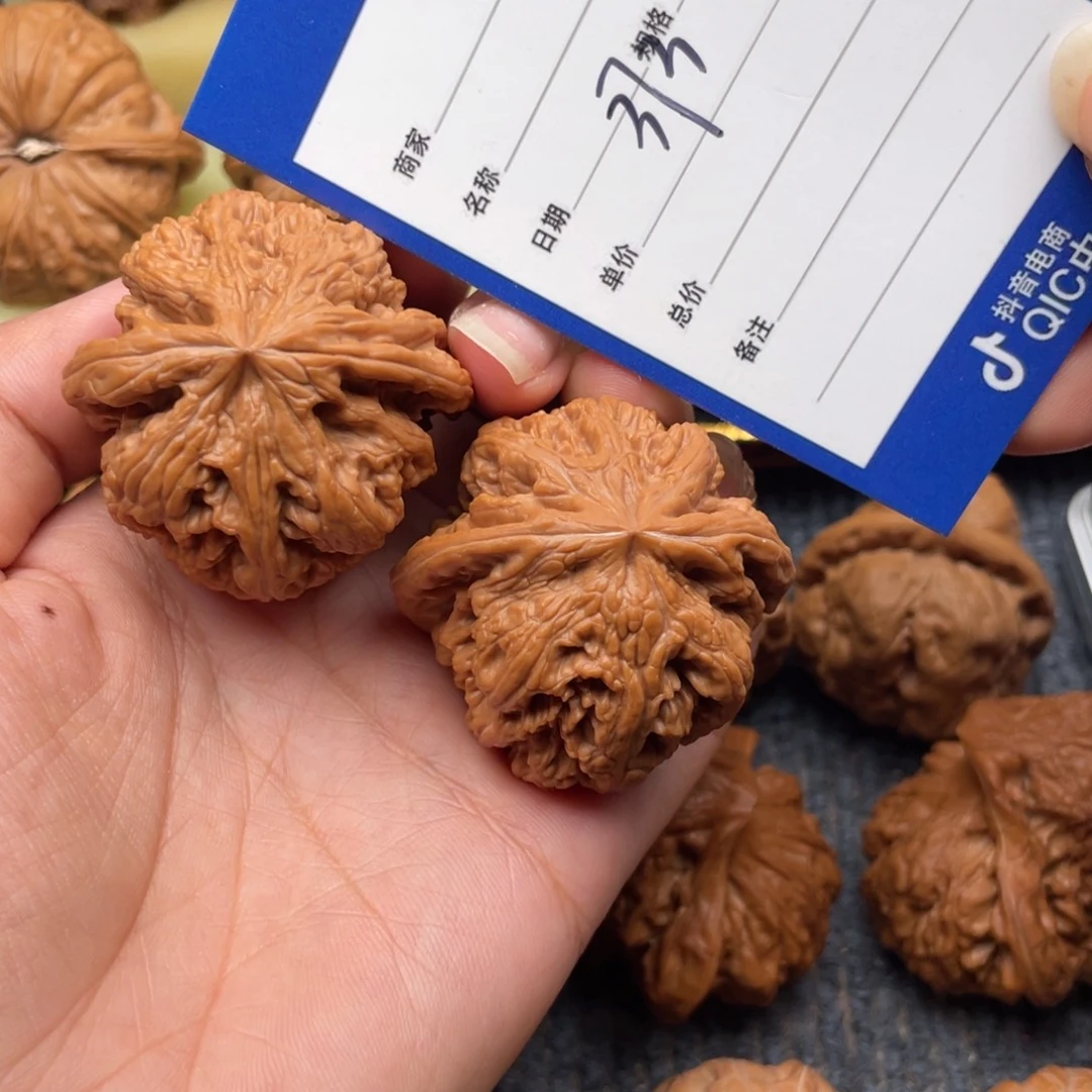 雨***H吊坠文玩核桃373号42粗筋全品