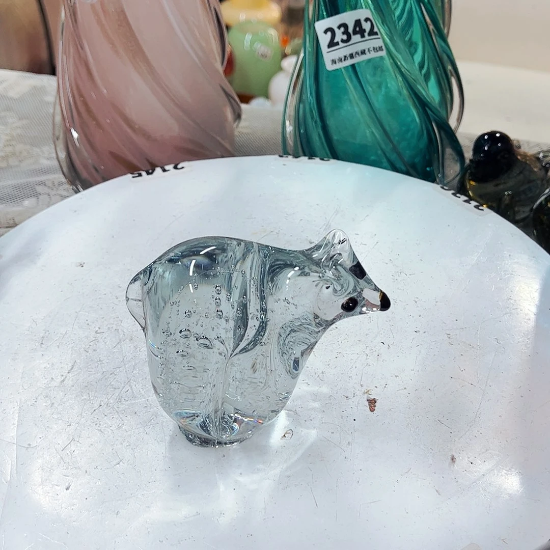 小北极熊 家悦琉璃工艺品底不完美
