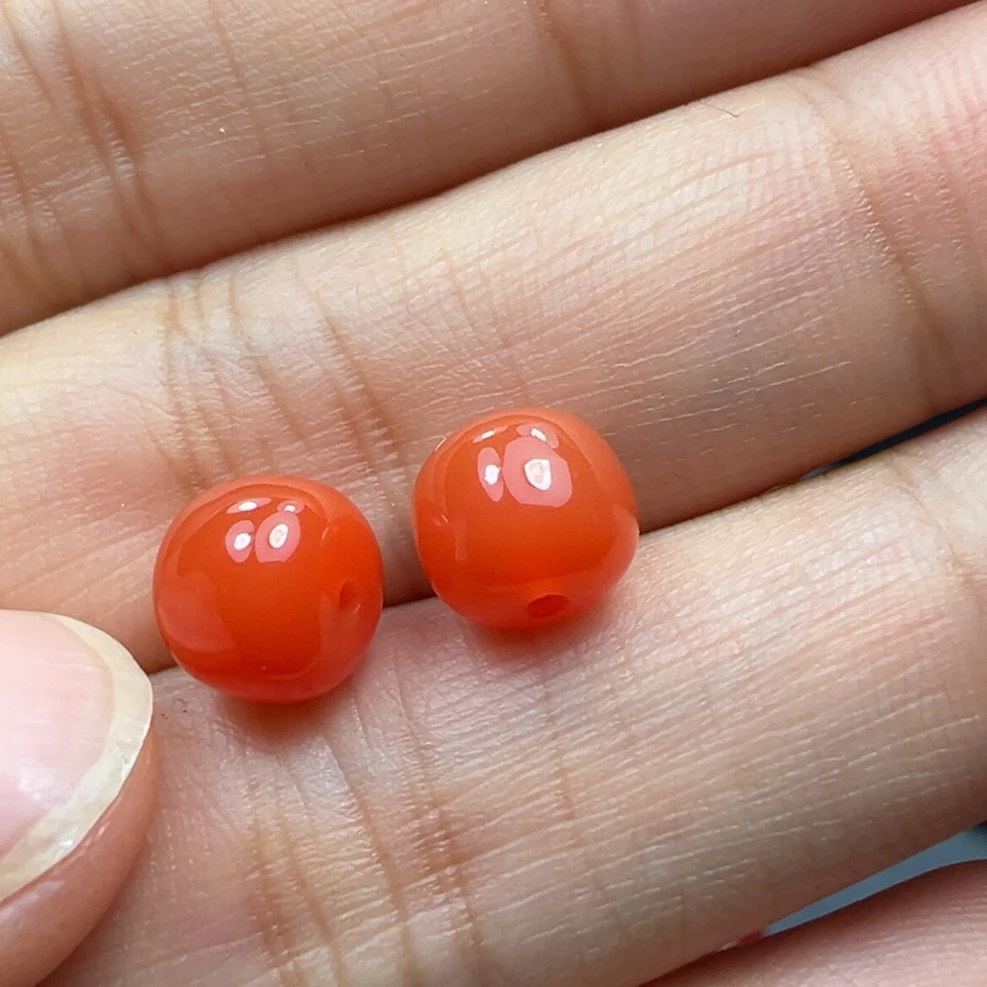 南红玛瑙珠子未镶嵌