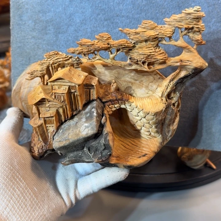 崖柏摆件手把件等