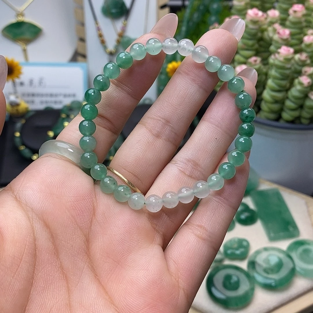 未镶嵌手链石英岩玉