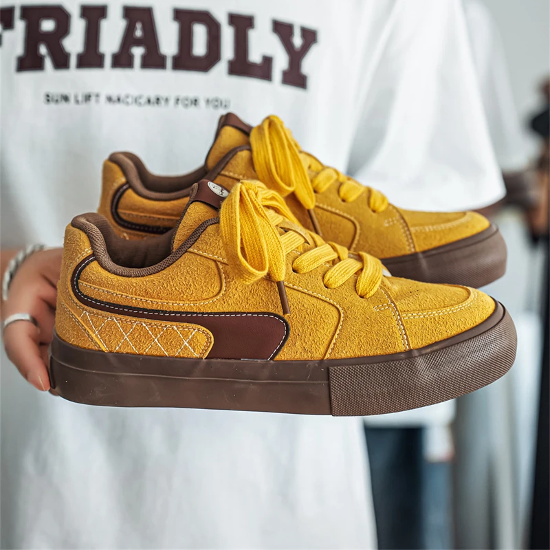 潮流休闲极简风夏季鞋子休闲板鞋低帮厚底韩版透气小众男款