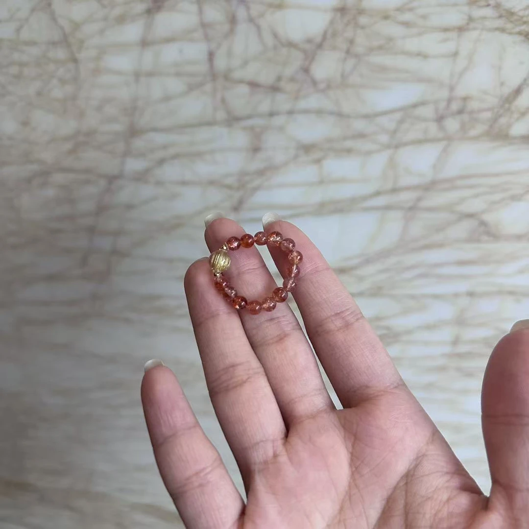 【不二】金太阳18K金DIY珠戒戒圈4mm+