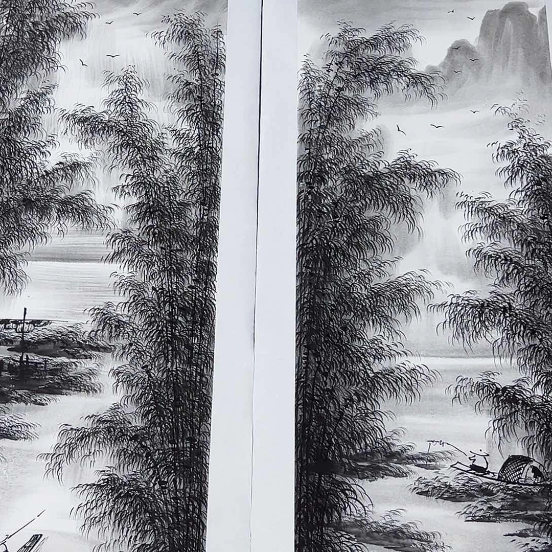 国画事事顺心如意万事如意