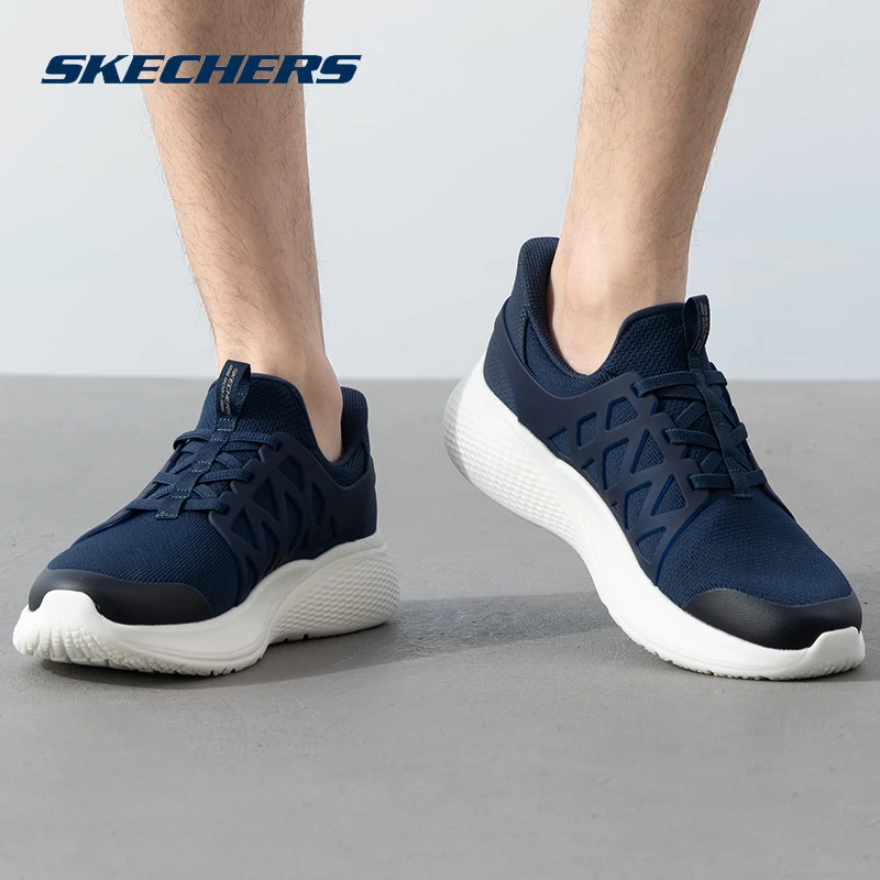 Skechers斯凯奇男鞋休闲鞋秋流光风轻便透气运动鞋时尚潮流健步鞋