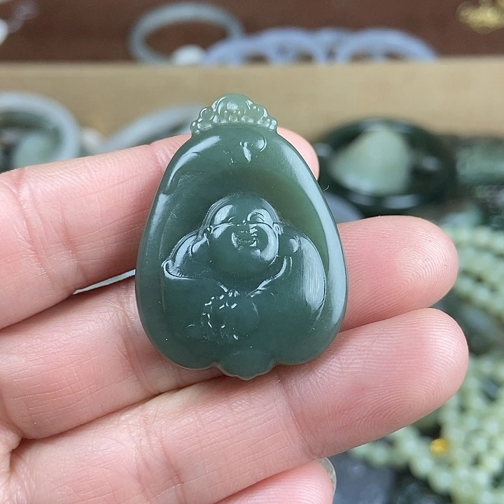 和田玉（糖玉）未镶嵌吊坠(不含链)