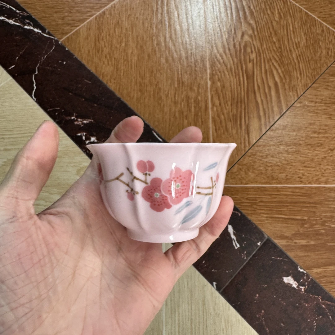 JCG018陶瓷稀土花口杯