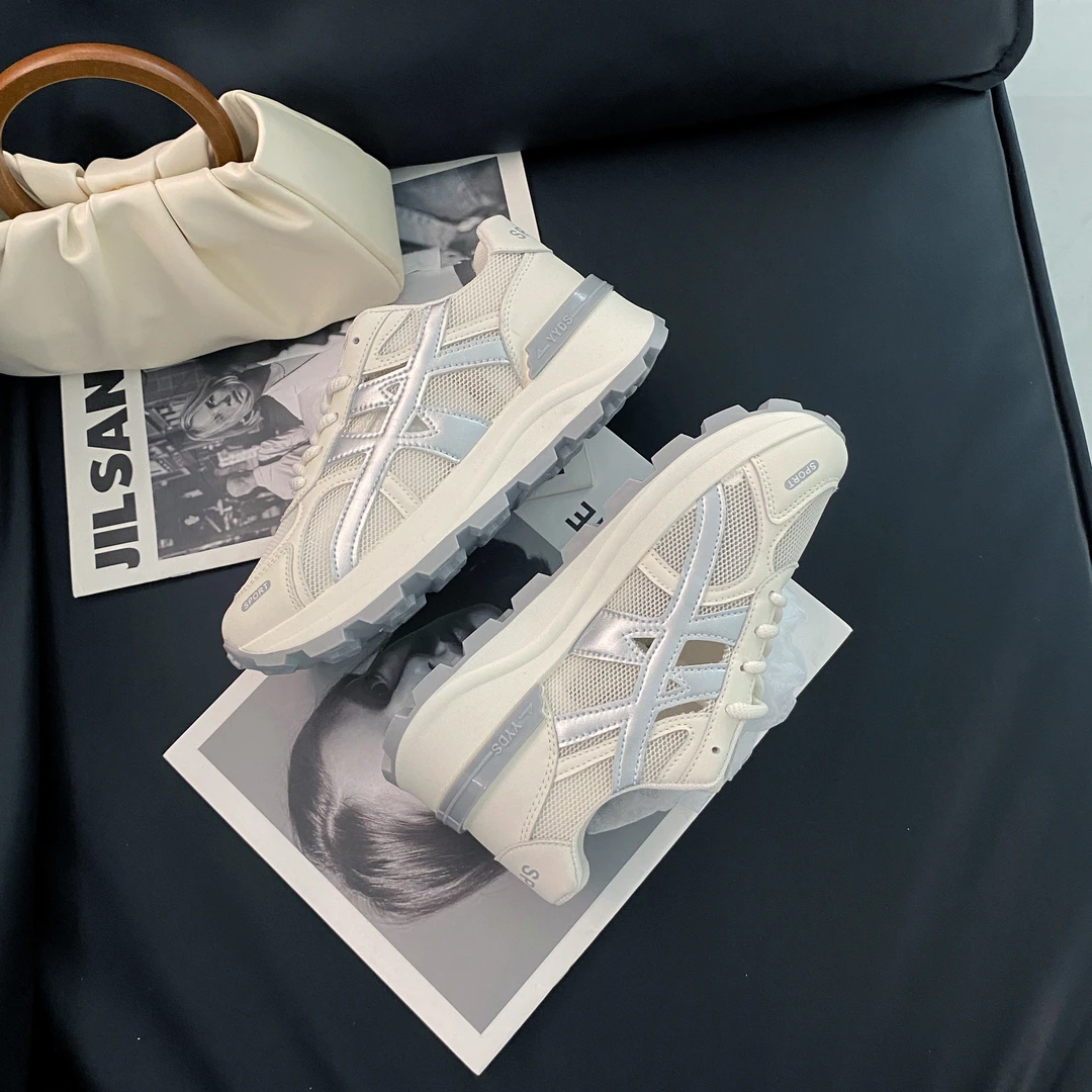 舒适脚感~轻便软底显脚小网面镂空透气德训鞋72X2133