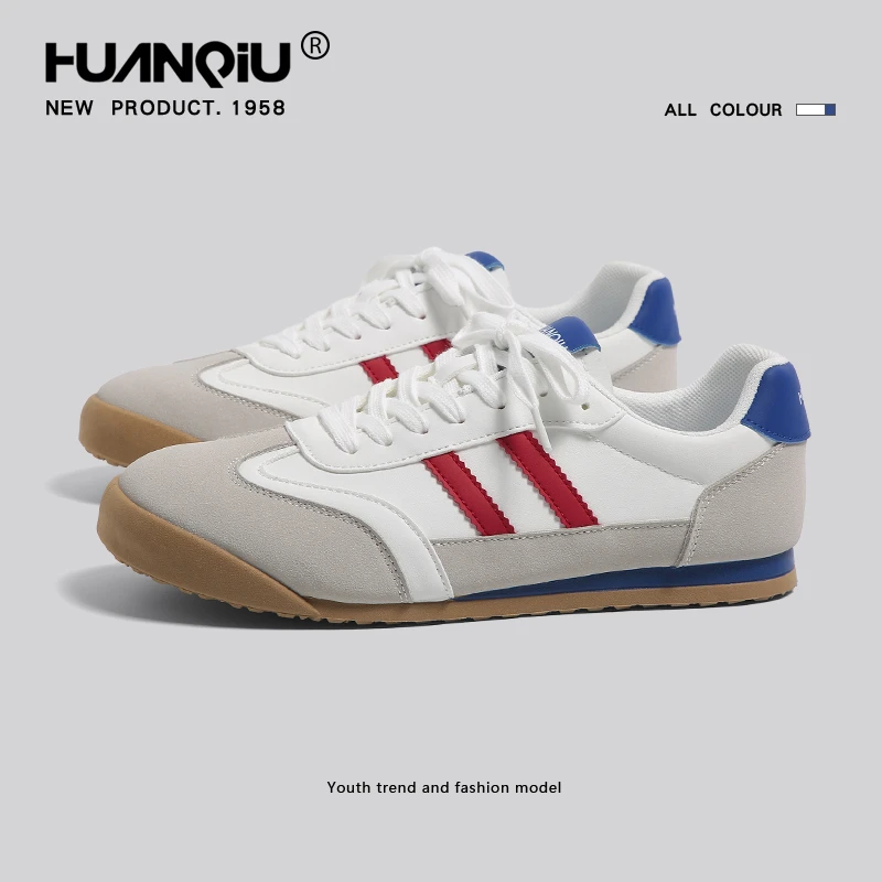 环球德训鞋防滑2025低帮新款潮鞋时尚秋冬百搭板鞋休闲高档鞋子男