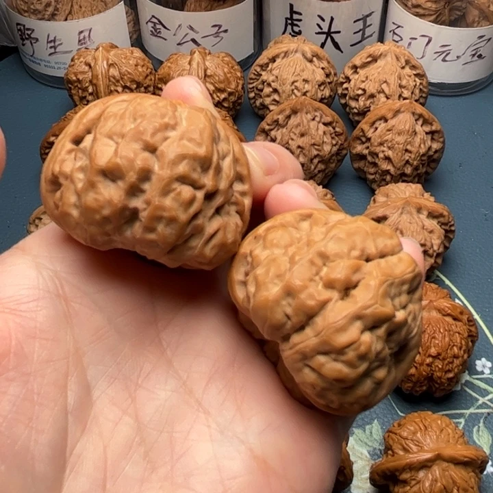 文玩核桃把件40蛤蟆头