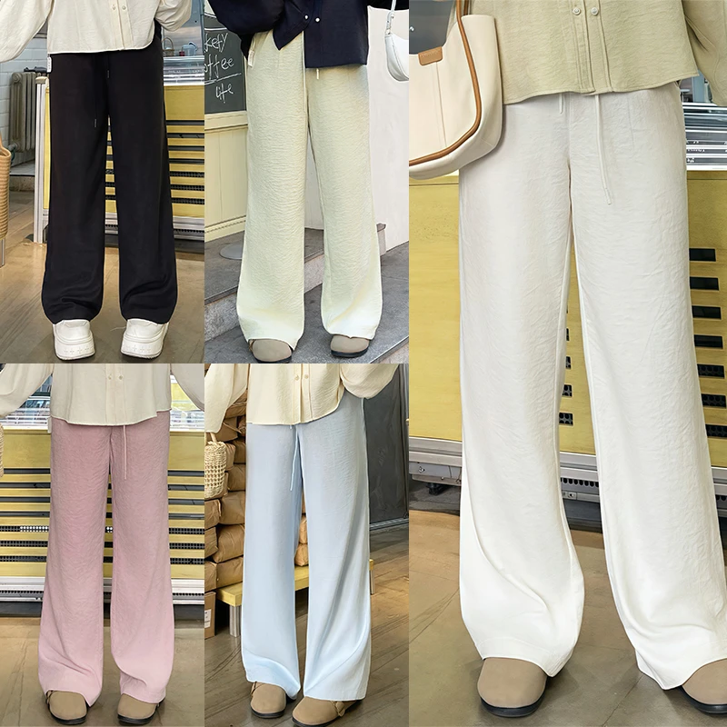 断码捡漏~冰岛来信 / 冰淇林感软糯奶油裤显瘦遮肉4261花契大码