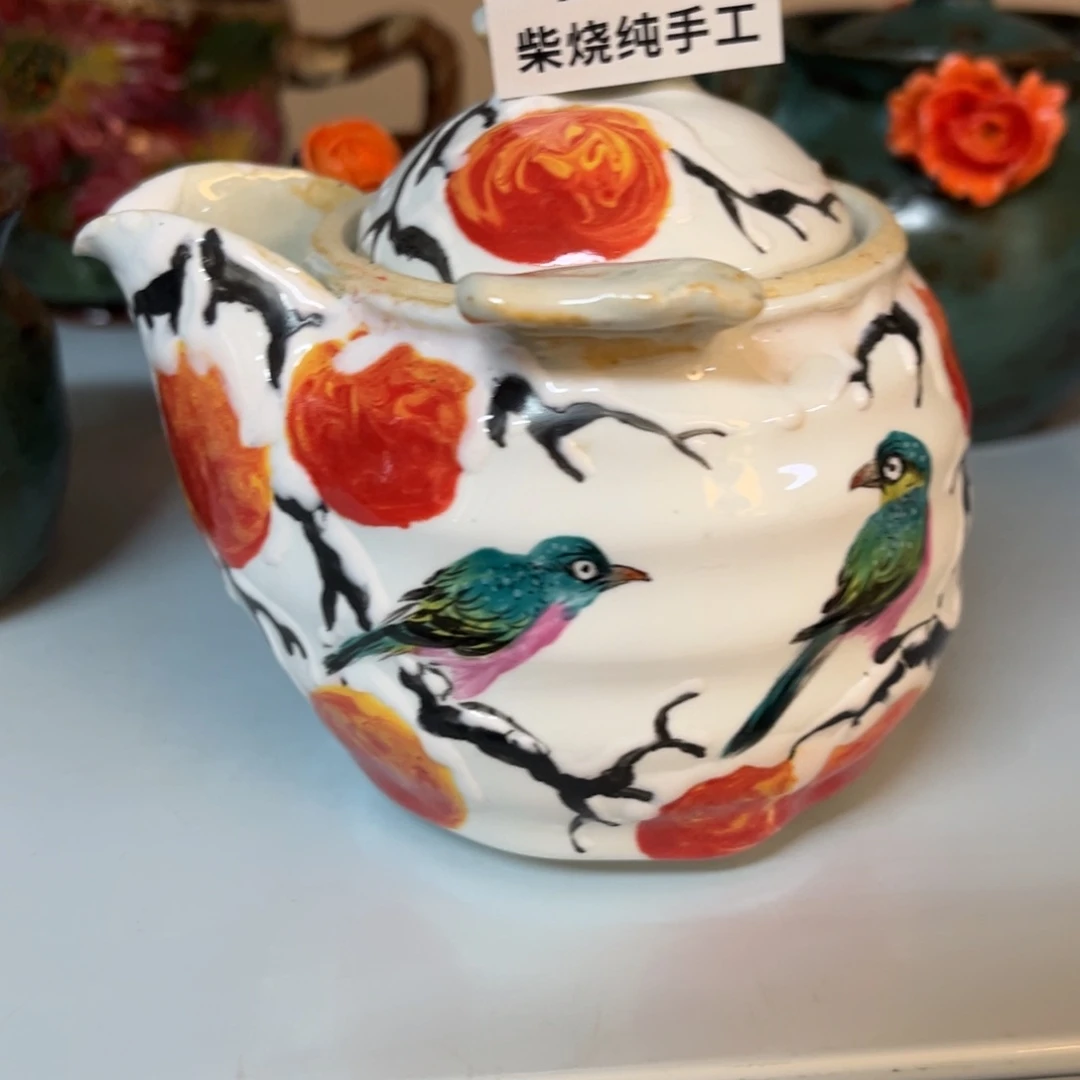 杯用****0柴烧手工手绘陶瓷