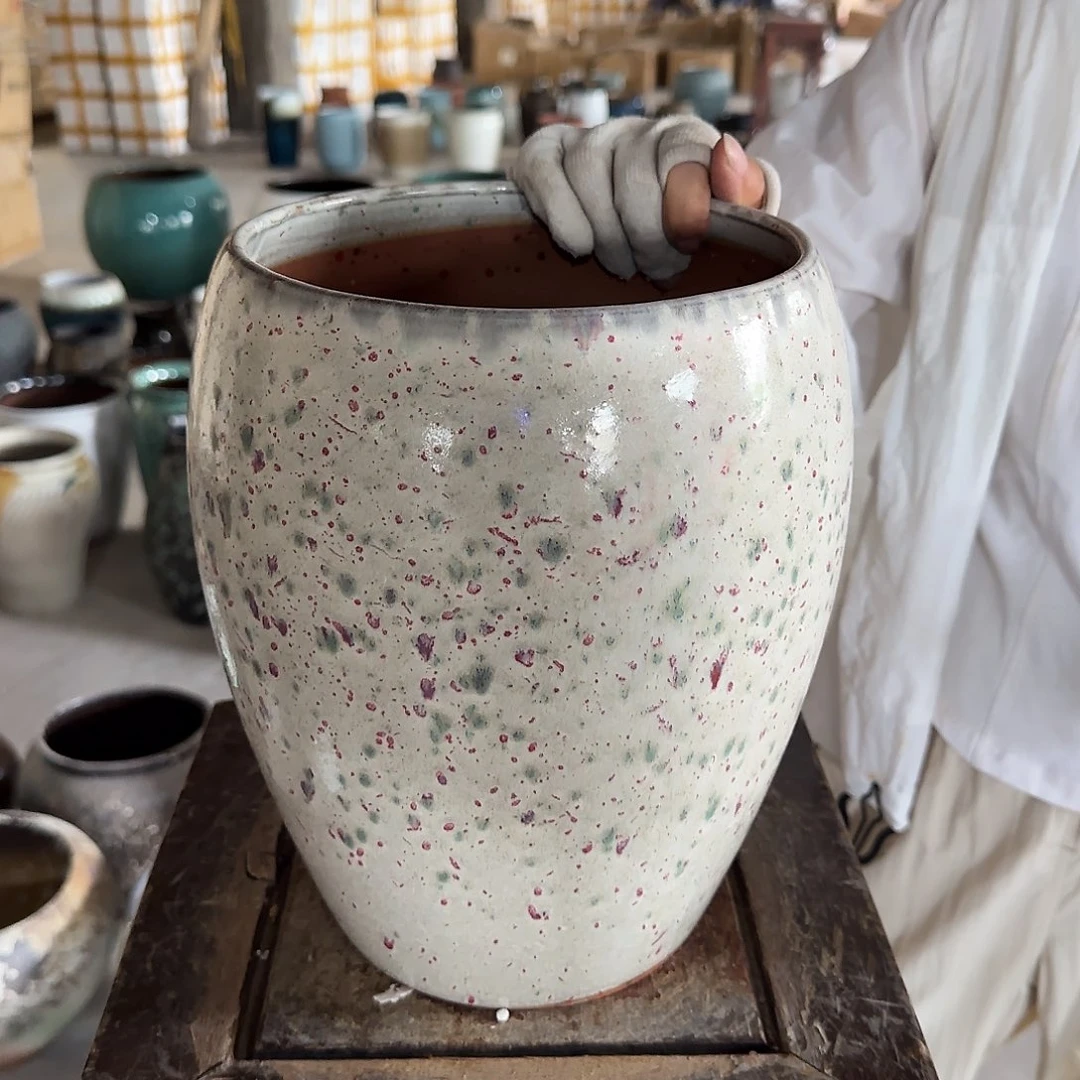 紫砂花盆王嫂花盆0721-185高28口20