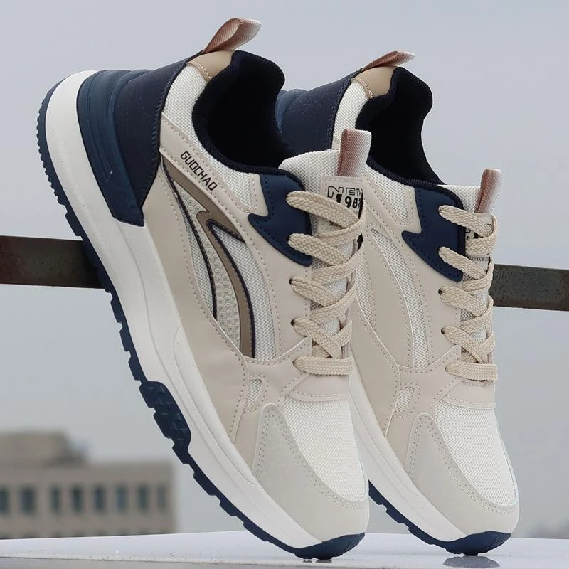 春夏季男士旅游鞋网面运动鞋男款跑鞋户外百搭软底防臭透气休闲鞋