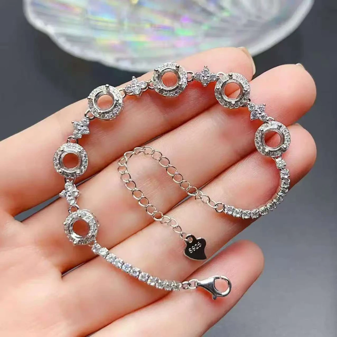 925银手链 102款S925银镶手链