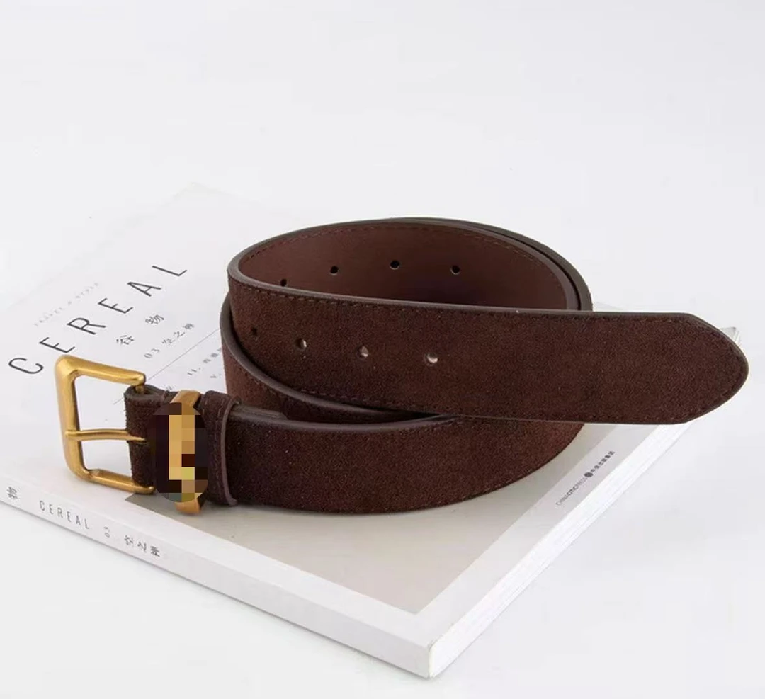 2025新款麂皮绒腰带