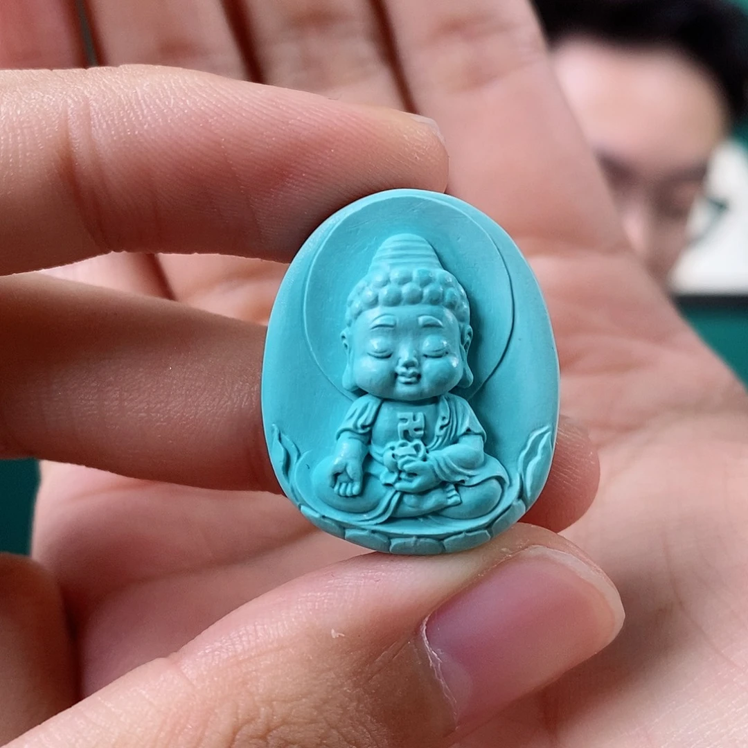 未镶嵌绿松石珠宝奇石