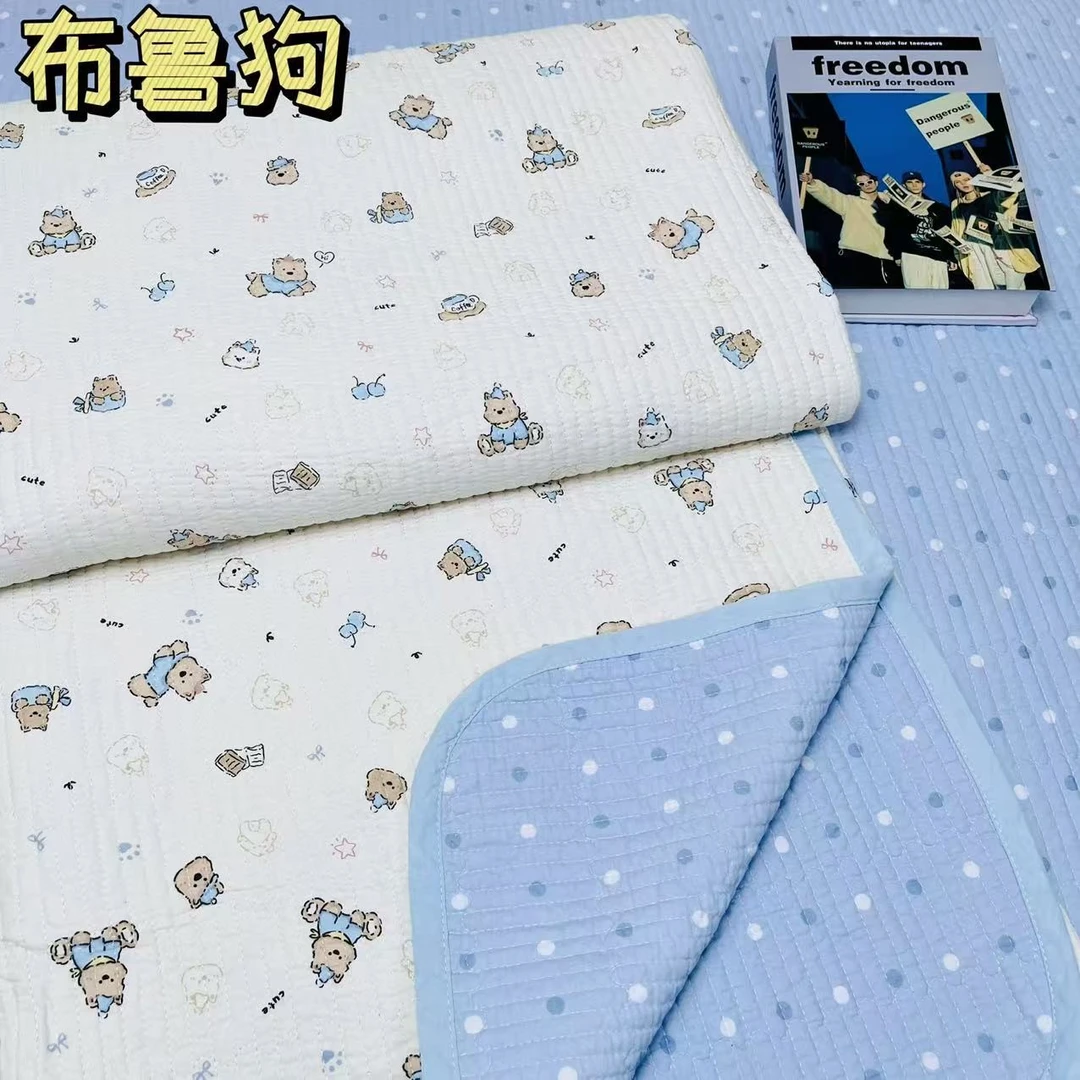 织梦【高定系列】双面纯棉床盖  四季两面通用床单榻榻米垫柔软秋冬