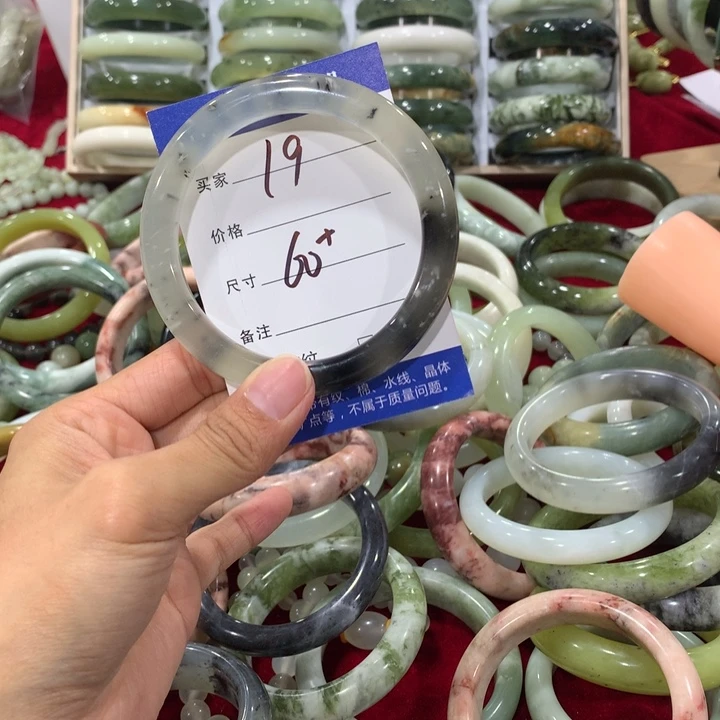 未镶嵌蛇纹石玉手镯19
