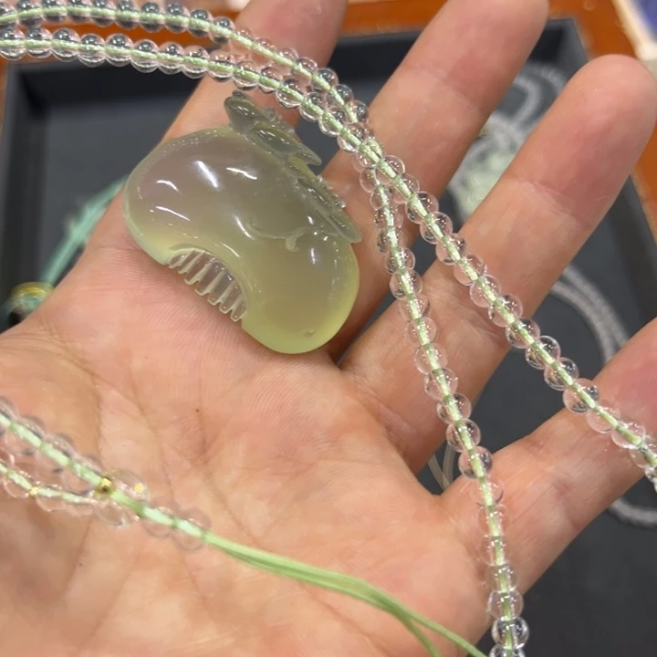 蛇纹石玉合金吊坠C***@