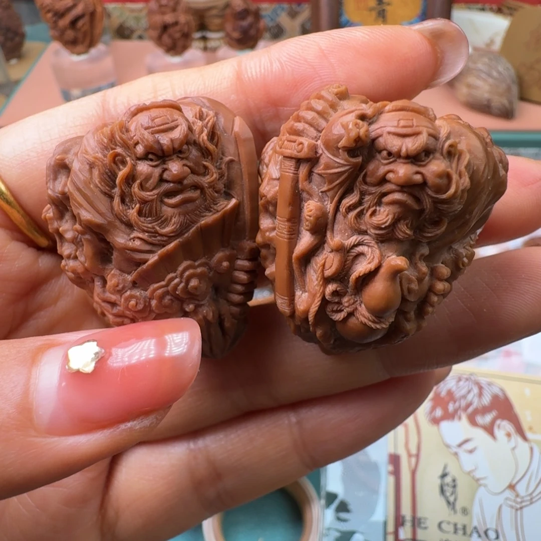木***三橄榄核手串/手链核潮核雕手工制作
