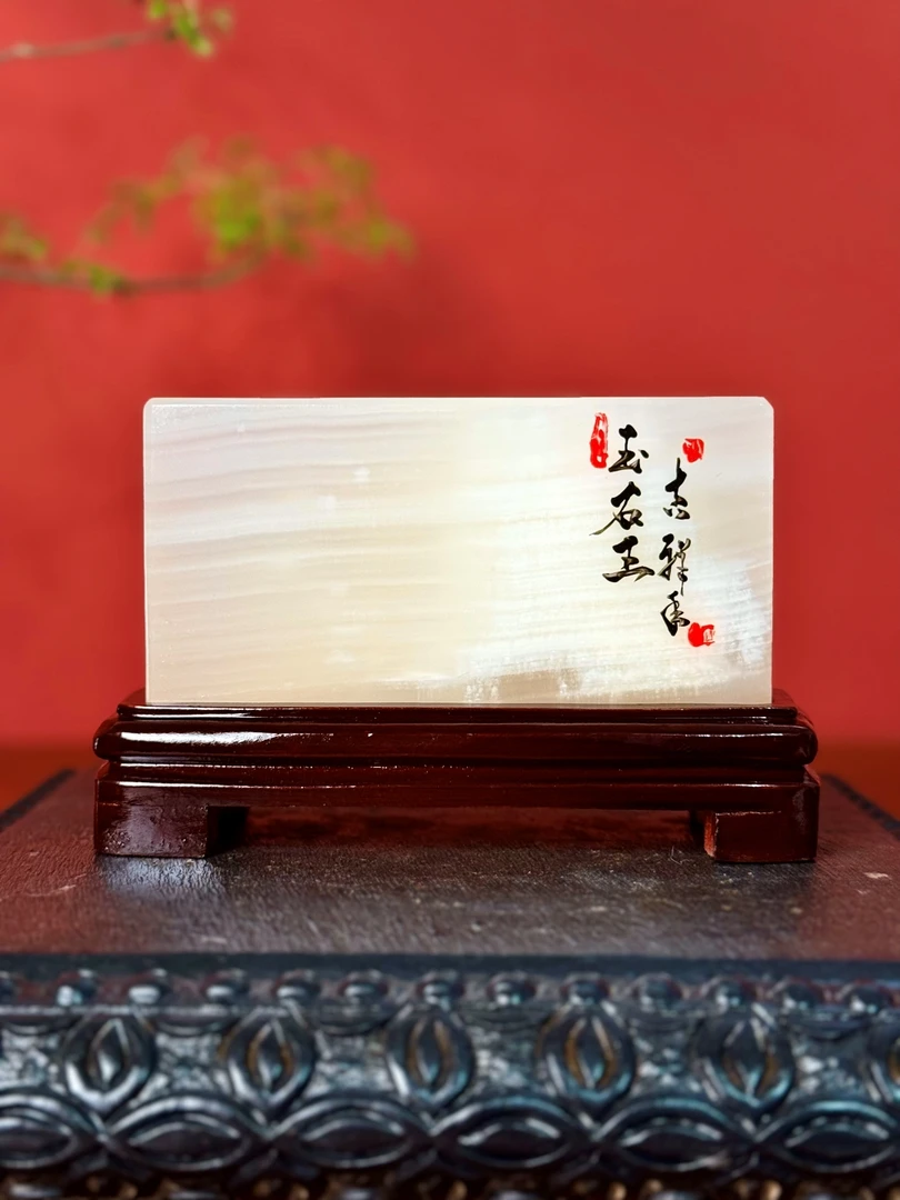 用于家居办公架玄关装饰中式茶道方形精美全手工创意工艺品复古