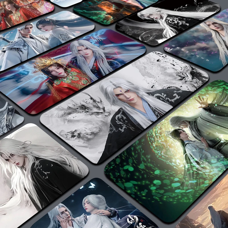 仙逆鼠标垫超大国风动漫二次元王林加厚男生电竞键盘桌垫