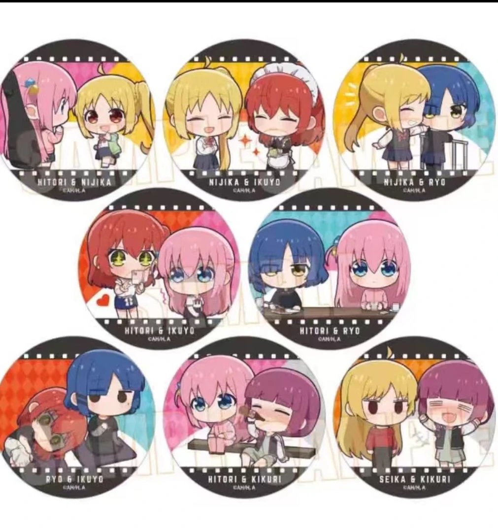 【拆袋】日谷-孤独摇滚-Q版双人徽章-吧唧盲盒（代拆）