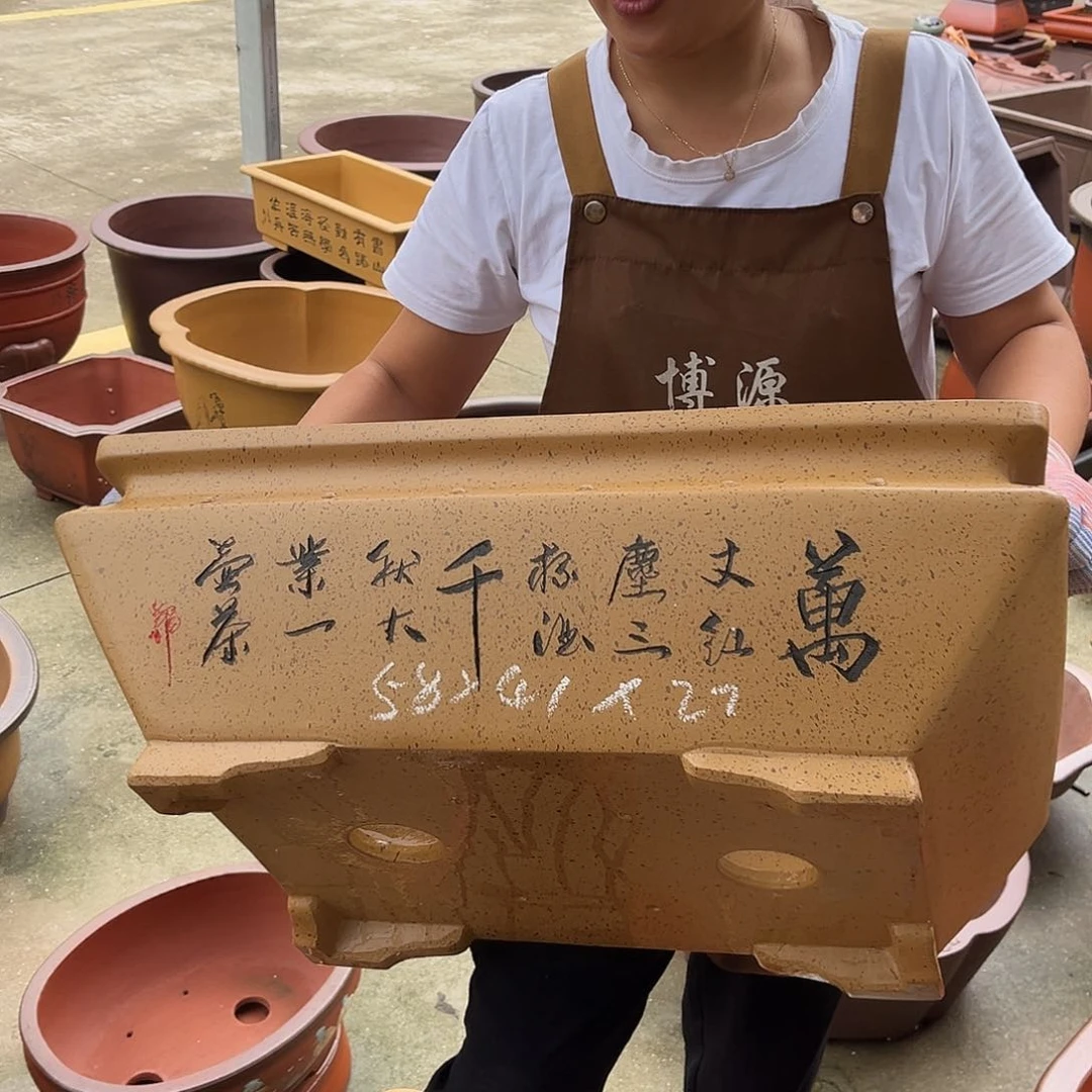 紫砂花盆盆景艺术