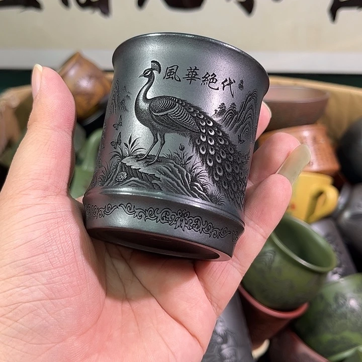 茶杯紫砂全手工紫砂主人杯