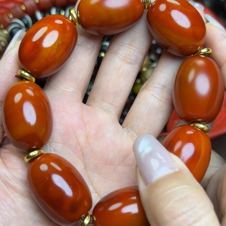 玛瑙/玉髓未镶嵌手链