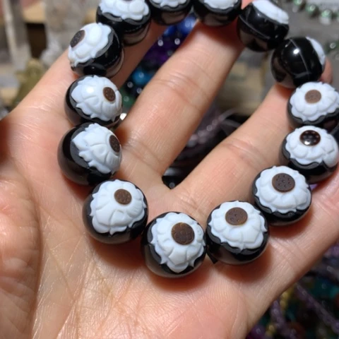 石英石非金属16mm手串