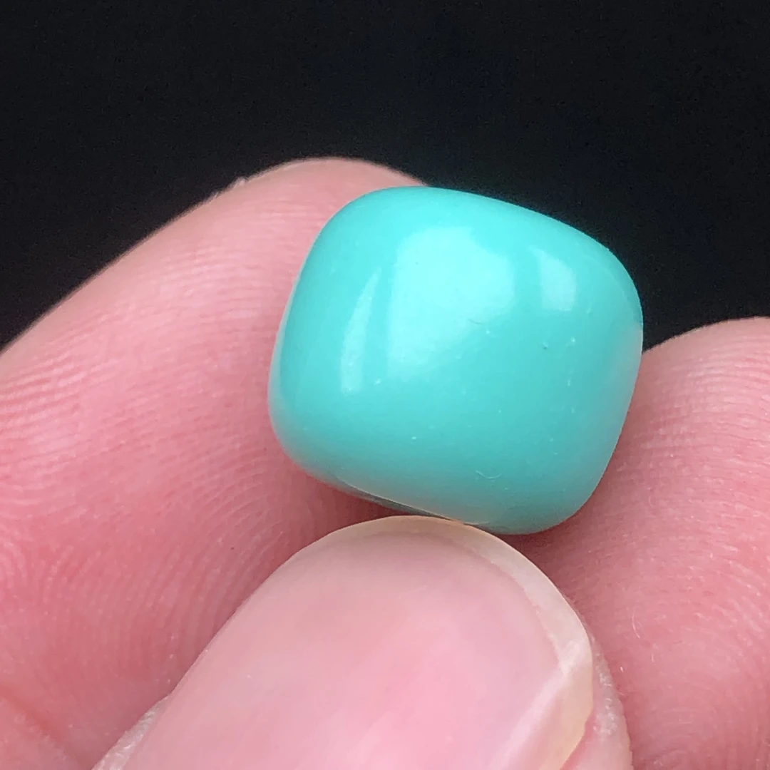 138高瓷绿12mm老型桶珠直播选购