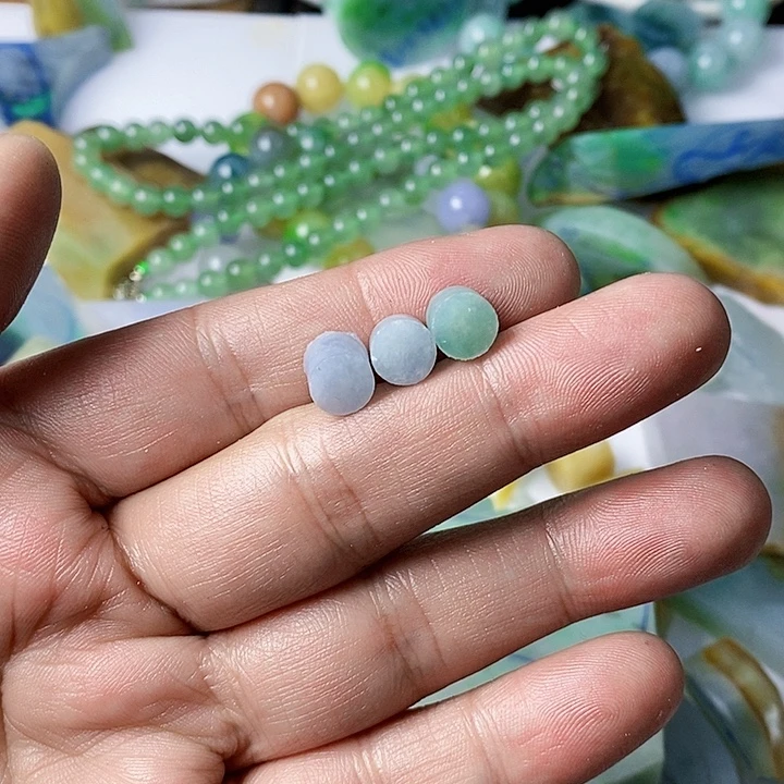 翡翠散珠天然翡翠A货