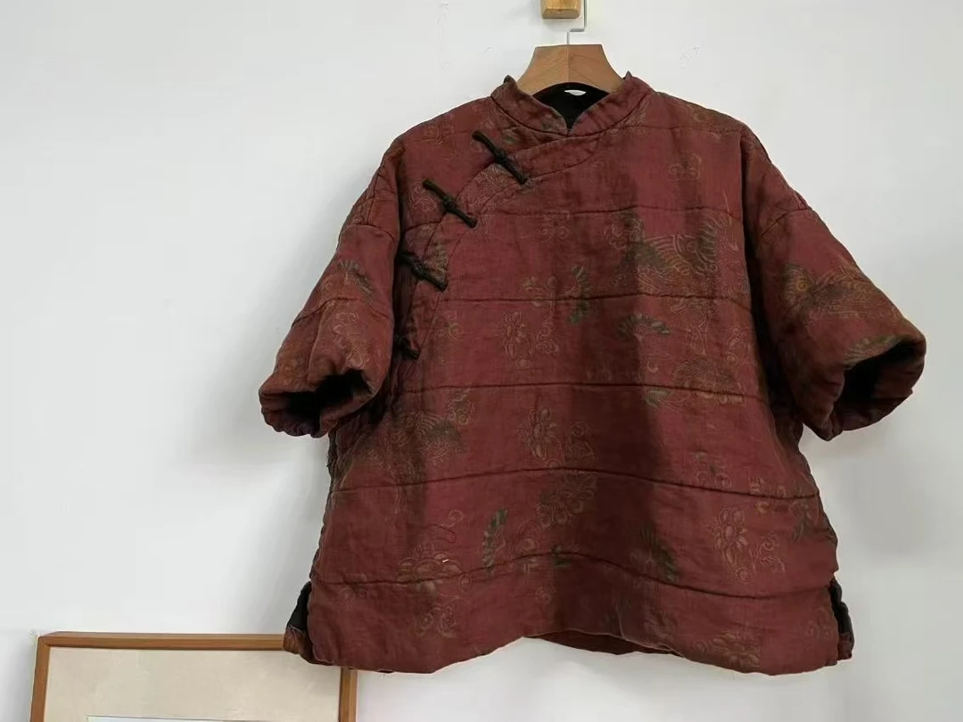 布忘初心分享   荼TU-M33908-2  神兽花棉衣