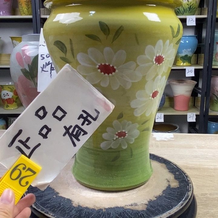 景德镇高温陶瓷花盆