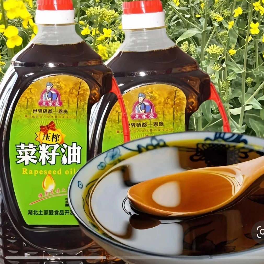 恩施土家纯菜籽油25L装物理压榨非转基因食用油传统小榨油