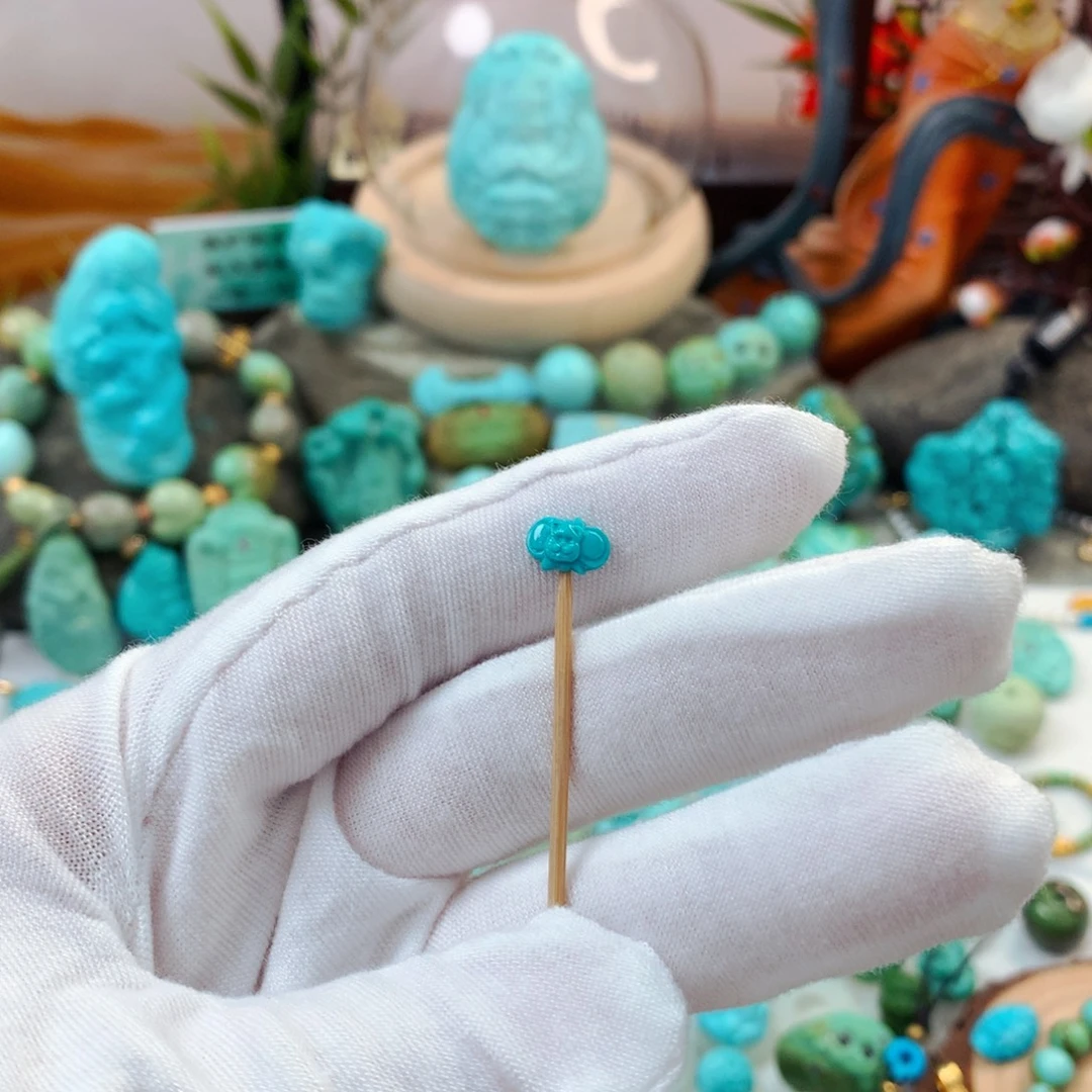 绿松石未镶嵌珠宝半成品