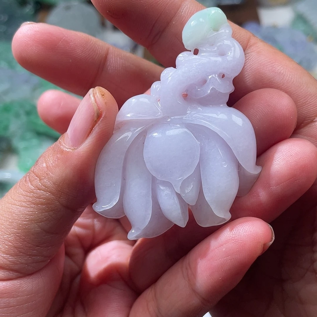 颈饰未镶嵌翡翠翡玉缘翡翠