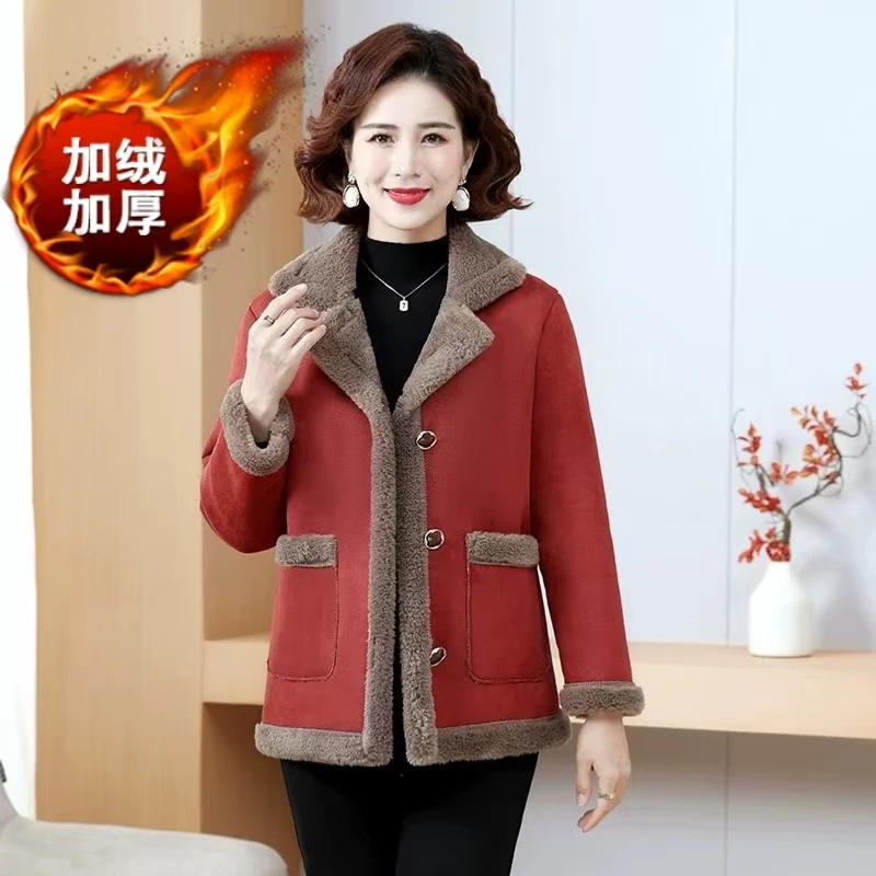 【衣雅严选】8198-1265#新款加绒加厚保暖加厚外套