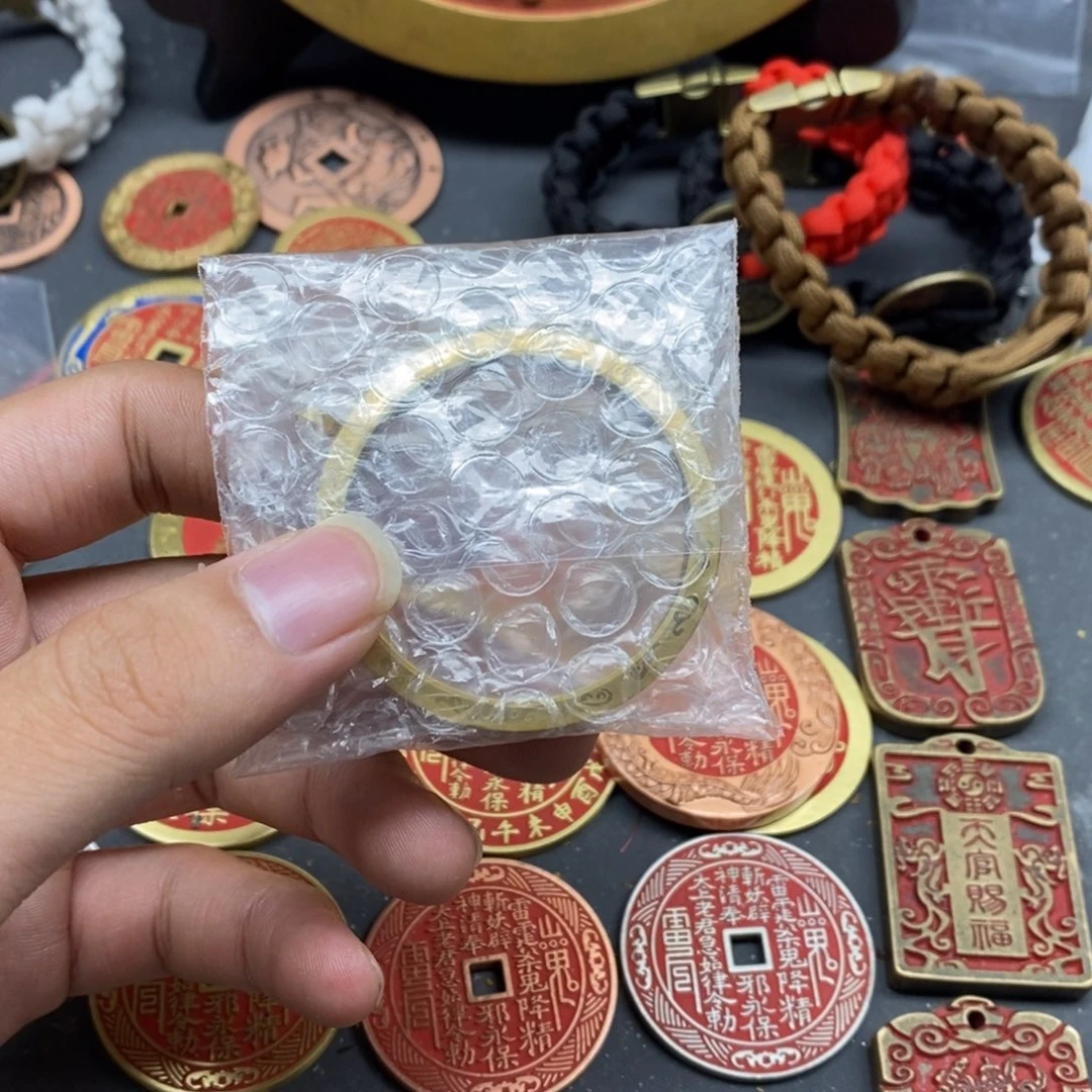 羊羔毛4.5cm大号山鬼花钱专用壳子